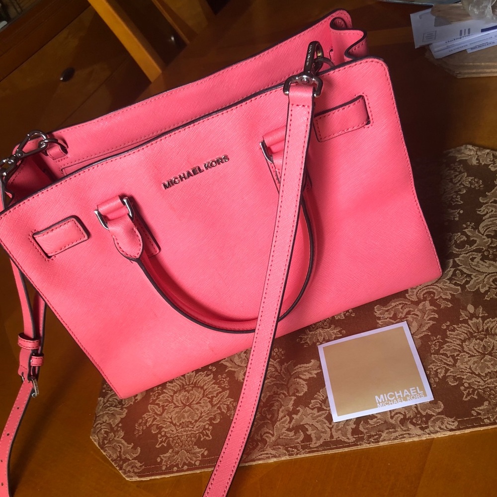 PINK MK CROSSBODY HANDBAG